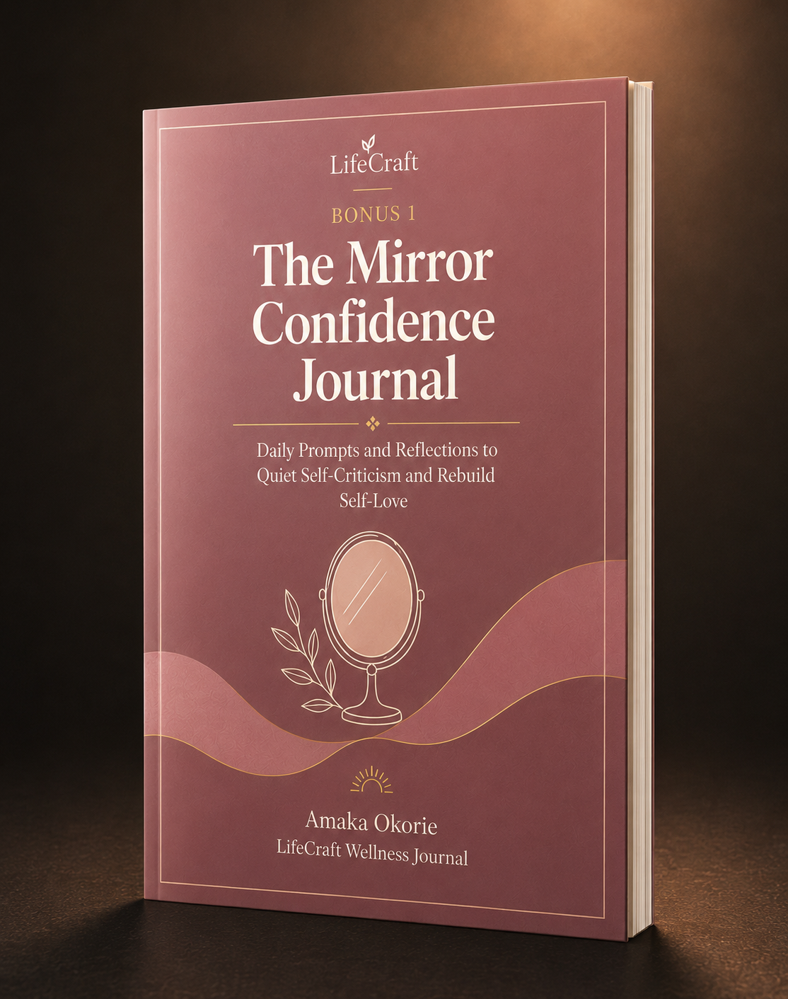 The Mirror Confidence Journal bonus mockup